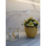 mudo Monogram Cam Bardak-Ç - 1 Adet - 300 ml