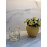 mudo Monogram Cam Bardak-E - 1 Adet - 300 ml