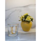 mudo Monogram Cam Bardak-U - 1 Adet - 300 ml