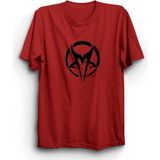 Mudvayne, Logo, Rock Metal Grup Tişörtü - S - Kırmızı