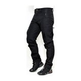 Mudwill Siyah Zipper Kargo Cepli Softshell Pantolon Siyah