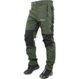 Mudwill Softshell Rüzgar Geçirmez Kışlık Erkek Pantolon Polar Kumaş Haki Outdoor Kullanım İçin - Haki - Siyah