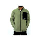 Mudwill Yeşil Full Zip Sherpa Erkek Polar Ceket