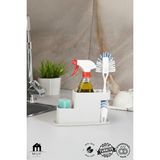 Muf Home Kaşıklık & Süngerlik Tezgah Üstü Kaşıklık Süngerlik Fırçalık Düzenleyici Organizer - Beyaz
