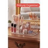 MUF HOME Kozmetik Makyaj Ürün Düzenleyicisi Organizer Takı Kutusu Makyaj Organizer Çok Amaçlı Düzenleyici