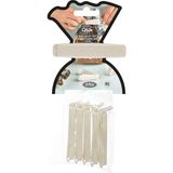 Muf Home Paket Poşet Mandalı / Klipsi Ambalaj Kapatma Aparatı Paket Mandalı- 5'li Set