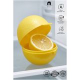 MUF HOME Pratik Limon Saklama Kabı - Taze Tutar, Koku Önler, Limon Saklama Kutusu BPA İçermez