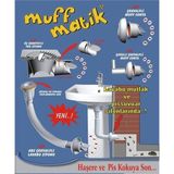 Muff Matik Muffmatik Koku Önleyici Lavabo Sifonu Çekvalf 5 Adet Yüksek Dayanıklılık ve Kolay Montaj Özelliği