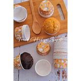 Muffin Kalıbı, Kek Kapsülü, Tavşan Desenli 50'li