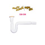 MUFFMATİK Uzun Körüklü Lavabo Sifonu 138cm L06