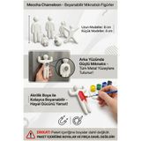 Muffy Stvdio Meccha Chameleon Arkası Mıknatıslı Boyanabilir Figürler - 8cm ve 4cm Hobi Oyuncak Seti
