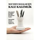 Muffy Stvdio Satranç Kale Tasarım Kalemlik ve Masa Düzenleyici