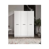 Mufi WooD %100 Mdf 3 Kapaklı Bazalı 9 Bölmeli Yüklük-dolap Tamamen Mdf Dolap