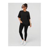 Mügerella EST.2026 Mikro Fiber Dar Paça Toparlayacı Tayt ve Oversize Kalıp %100 Pamuk T-shirt / Tişört