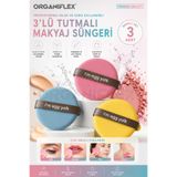 Muggio Çok Amaçlı Premium 3'lü Tutmalı Makyaj Pudra Süngeri