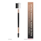 Muggio Kifi 008 Premium Kaş ve Kirpik Tarama Fırçası 3 Başlıklı