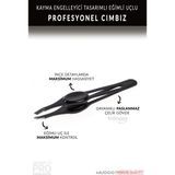 Muggio Profesyonel Cımbız 101 Ergonomik Tasarım ve Eğimli Uçlar ile Hassas Tüy Temizliği