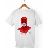 Muggkuppa Daredevil Marvel Unisex-Erkek Beyaz T-Shirt - XL