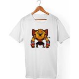 Muggkuppa Dota 2 Earthshaker Unisex-Erkek Beyaz T-Shirt - XL