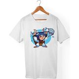 Muggkuppa Dota 2 Meepo Unisex-Erkek Beyaz T-Shirt