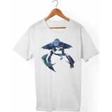 Muggkuppa Dota 2 Storm Spirit Unisex-Erkek Beyaz T-Shirt