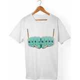 Muggkuppa Feminist Unisex-Erkek Beyaz T-Shirt - XL
