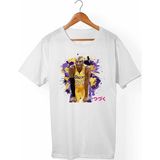 Muggkuppa Kobe Bryant Unisex-Erkek Beyaz T-Shirt - XL