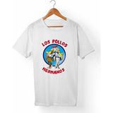 Muggkuppa Los Pollos Hermanos Breaking Bad Unisex-Erkek Beyaz T-Shirt - XL