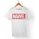Muggkuppa Marvel Unisex-Erkek Beyaz T-Shirt - XL