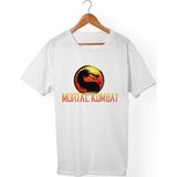 Muggkuppa Mortal Kombat Unisex-Erkek Beyaz T-Shirt - XL