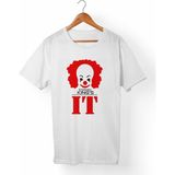 Muggkuppa O It Stephan King Unisex-Erkek Beyaz T-Shirt - L