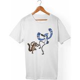 Muggkuppa Regular Show Unisex-Kadın Beyaz T-Shirt