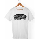 Muggkuppa San Antonio Spurs Unisex-Erkek Beyaz T-Shirt - XL