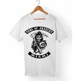 Muggkuppa Sons Of Anachy Beyaz T-Shirt