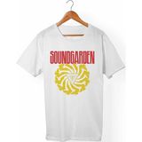Muggkuppa Soundgarden Unisex-Erkek Beyaz T-Shirt - XL