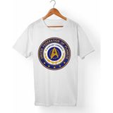 Muggkuppa Star Trek- Unisex-Erkek Beyaz T-Shirt - XL