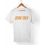 Muggkuppa Star Trek- Unisex-Kadın Beyaz T-Shirt - L