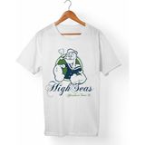Muggkuppa Temel Reis Unisex-Erkek Beyaz T-Shirt