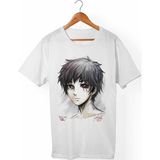 Muggkuppa Tokyo Ghoul Kaneki Unisex-Erkek Beyaz T-Shirt - XL