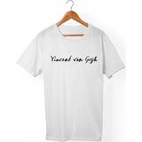 Muggkuppa Van Gogh Unisex-Erkek Beyaz T-Shirt - L