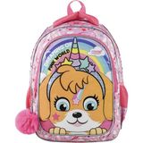 Muggle 2 Bölmeli Pink World Okul Sırt Çantası Pembe (Mu-9032)
