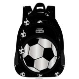 Muggle 3 Bölmeli Silver Football Okul Sırt Çantası Siyah (Mu-5874)