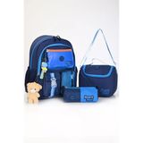 Muggle 3Lü Çanta Seti Deep Blue 2025 (Mu-5947,Mu 5948,Mu 5949)