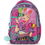 Muggle Anime Okul Çantası - Standart Standart
