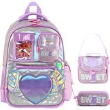 Muggle Bubbles Sweet Girls Okul Çantası Üçlü Set