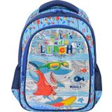 Muggle Cute Shark Mavi Erkek Çocuk İlkokul Çantası