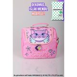 Muggle "DEKOMUS ISLAK MENDİL HEDİYELİ" "SWEET AND SPARKLY KOLEKSİYONU" TERMOSLU BESLENME ÇANTASI - Pembe - Mor - 1