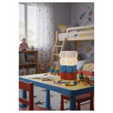 muggle design 2 Blocklu Renkli LEGO Blok Lamba – Dekoratif Gece Lambası Çocuk Odası & Retro Tasarım (24 CM) Lacivert 36 x 17