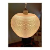 muggle design Modern Pleated Tavan Avizesi – Beyaz Dokulu Dome Tasarım Beyaz Tek Ebat