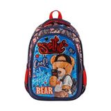 Muggle İlkokul Sırt Çantası Cool Bear Mu-3809 - Mavi - Tek Ebat